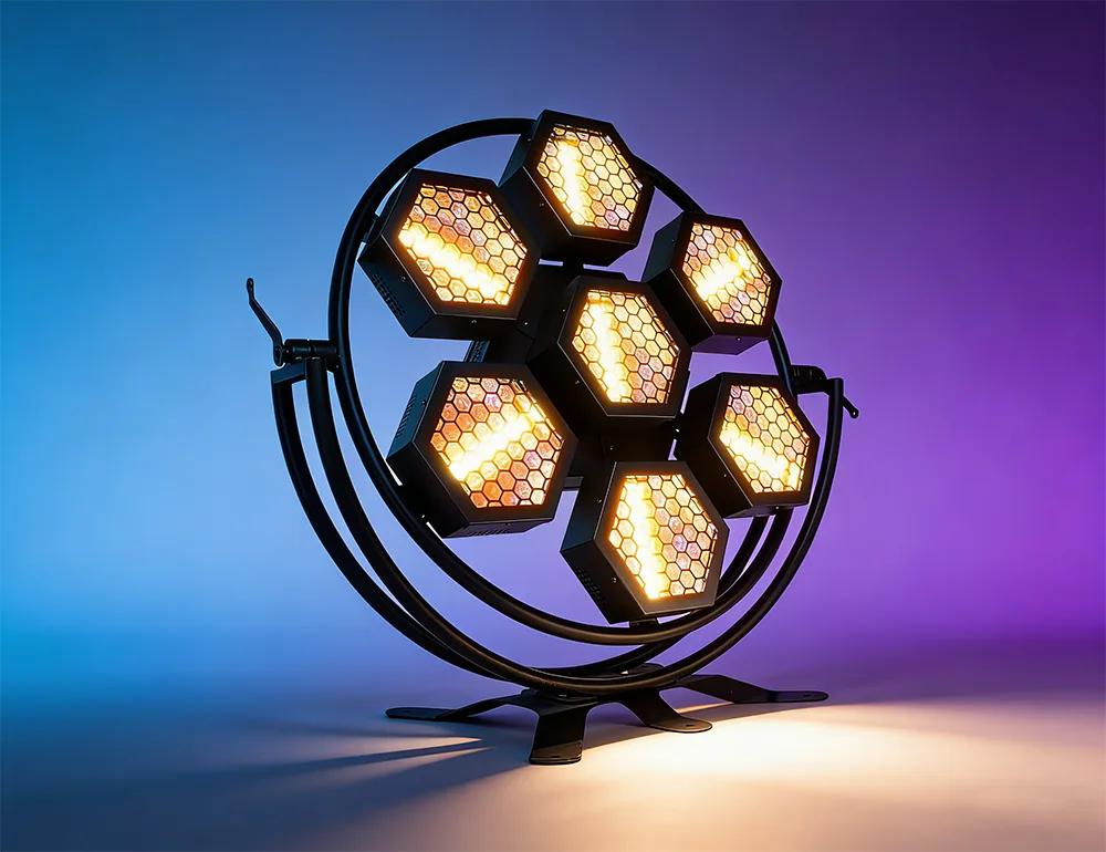 LED 무대 반사광의 특징.